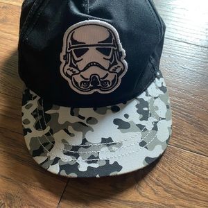 Storm-Trooper hat, size S/M, adjustable size, good condition.